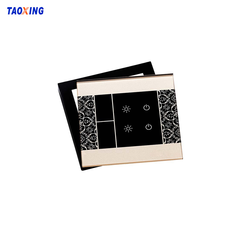 Customized Silk Screen Printing 2mm Tempered Glass For Switch Panel