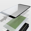 High strengthen silk screen chemical tempered glass panel